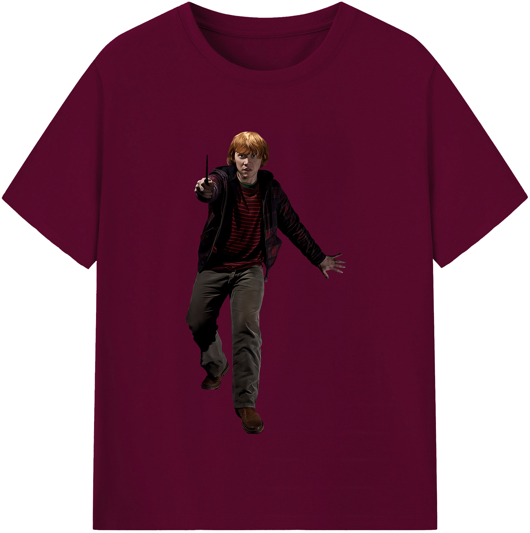 （画像用） Harry Potter ハリー・ポッターシリーズ レディースカジュアルプリントTシャツ（綿100％）